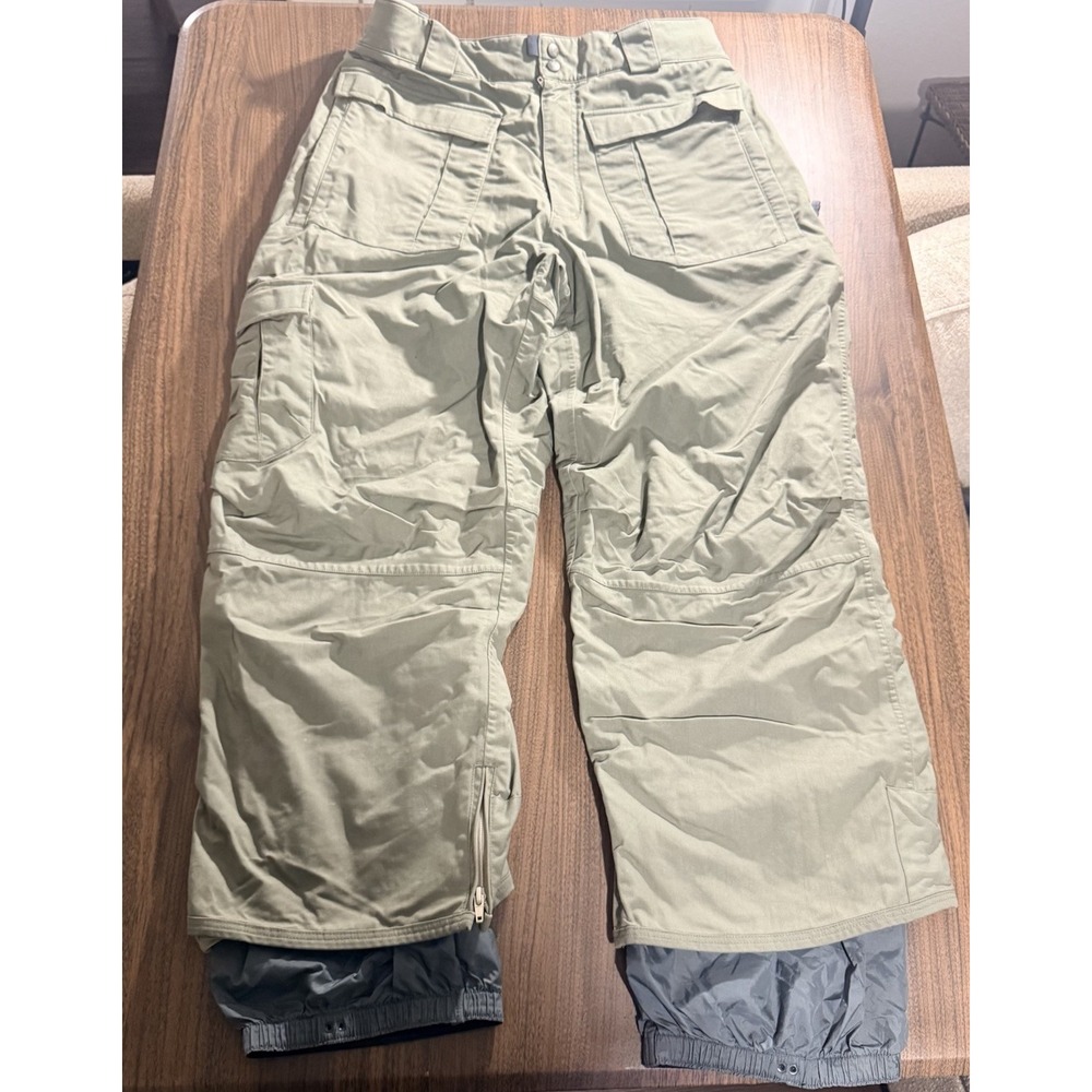 Vintage Burton Ronin Green Snowboarding Pants XL Y2K